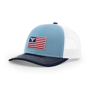 USA Flag Eagle Trucker Hat | Ballistic Republic™