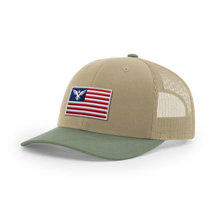 USA Flag Eagle Trucker Hat | Ballistic Republic™