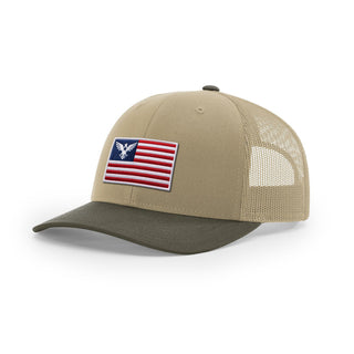 USA Flag Eagle Trucker Hat | Ballistic Republic™