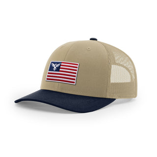 USA Flag Eagle Trucker Hat | Ballistic Republic™