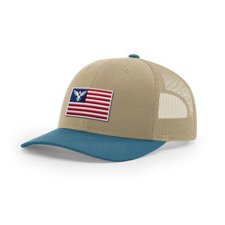 USA Flag Eagle Trucker Hat | Ballistic Republic™