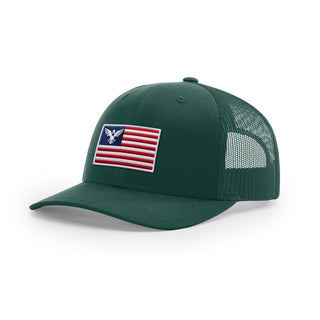 USA Flag Eagle Trucker Hat | Ballistic Republic™