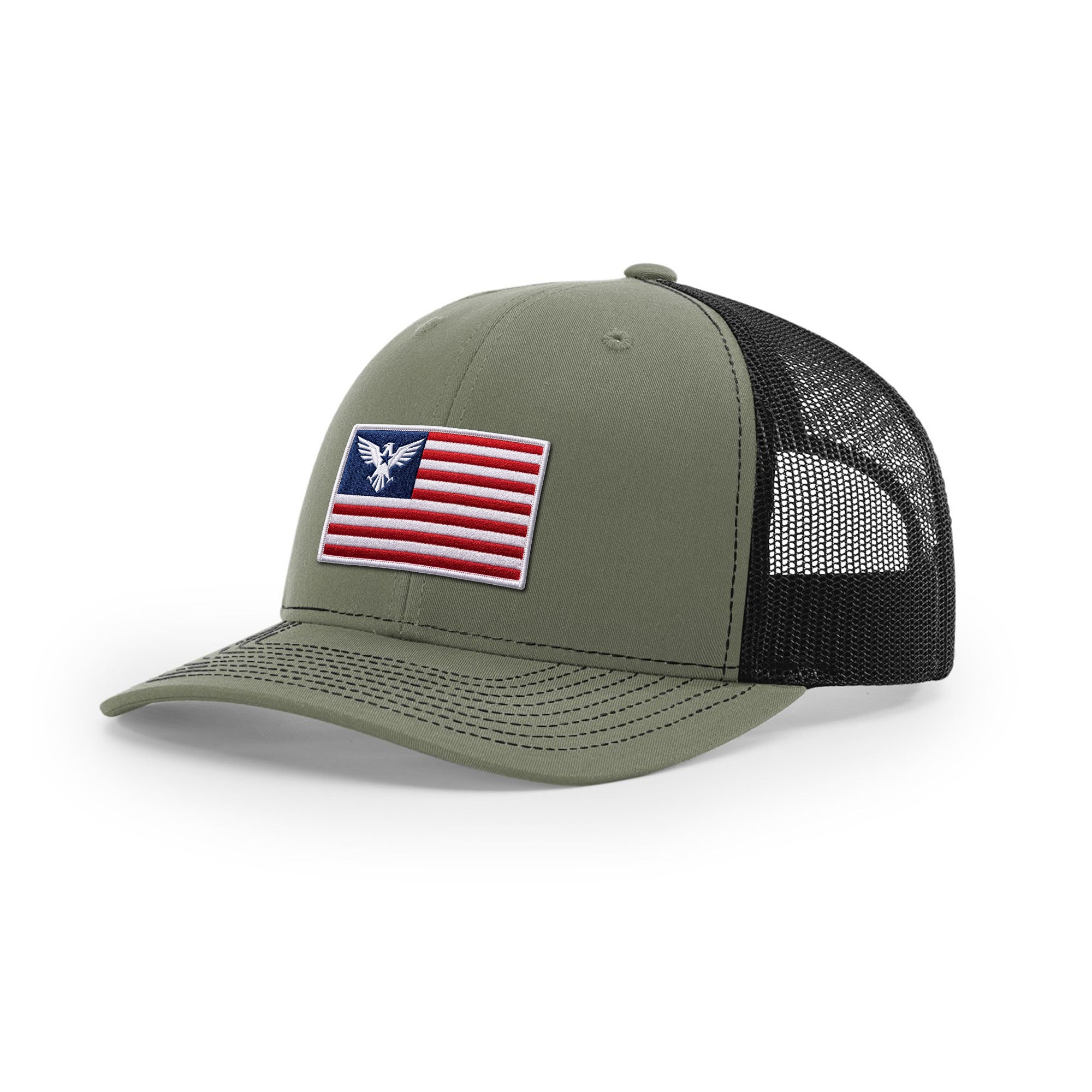 USA Flag Eagle Trucker Hat | Ballistic Republic™