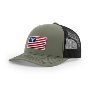 USA Flag Eagle Trucker Hat | Ballistic Republic™