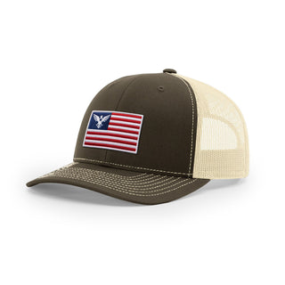 USA Flag Eagle Trucker Hat | Ballistic Republic™