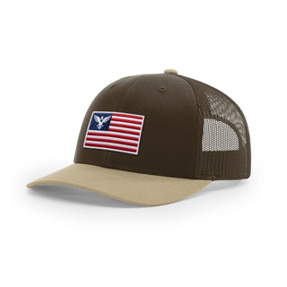 USA Flag Eagle Trucker Hat | Ballistic Republic™