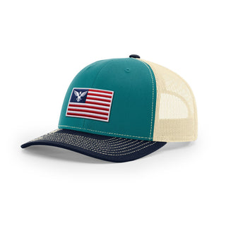 USA Flag Eagle Trucker Hat | Ballistic Republic™