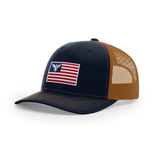 USA Flag Eagle Trucker Hat | Ballistic Republic™