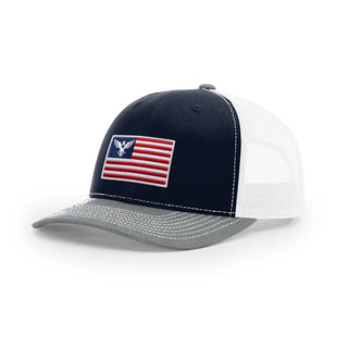 USA Flag Eagle Trucker Hat | Ballistic Republic™