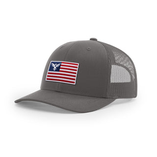 USA Flag Eagle Trucker Hat | Ballistic Republic™