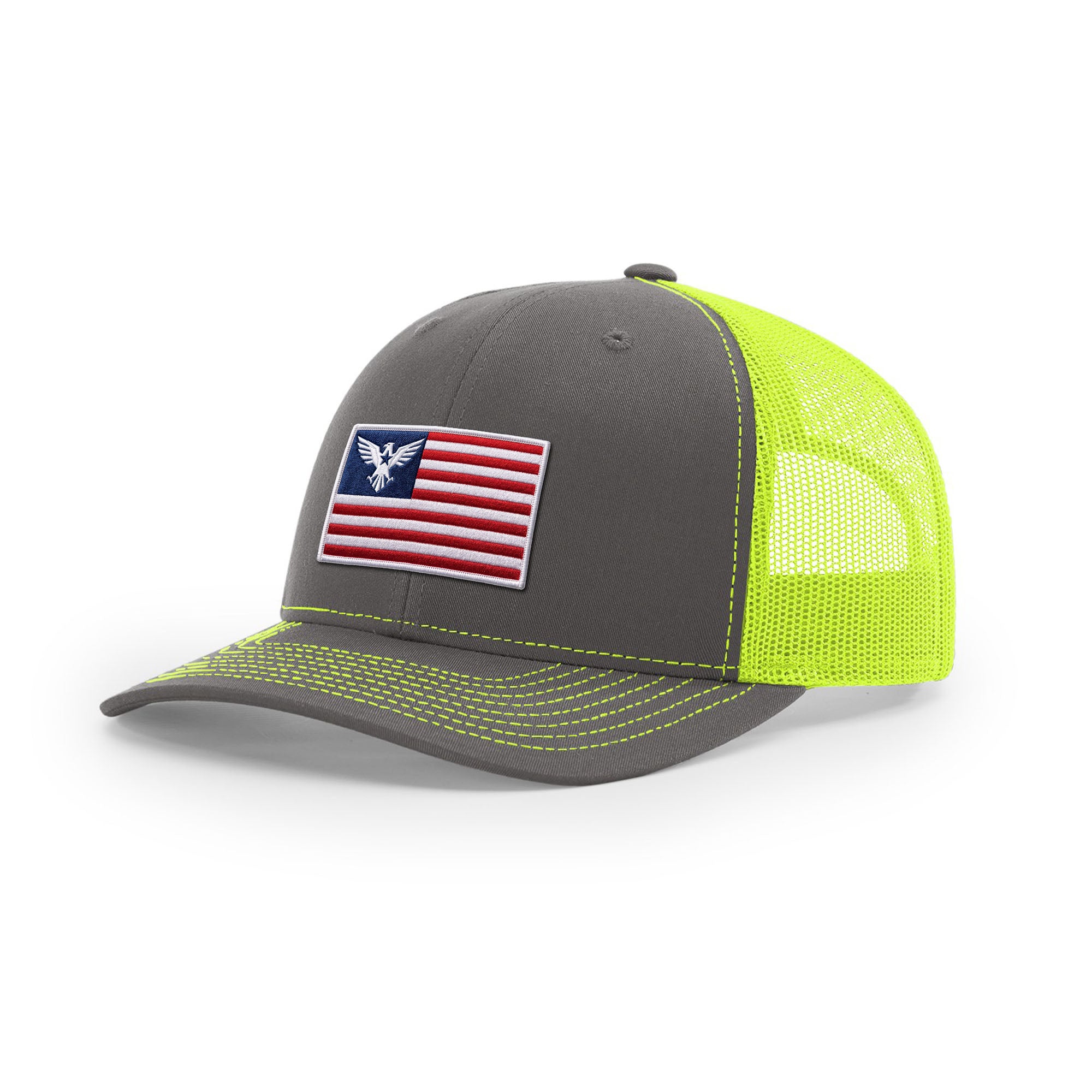 USA Flag Eagle Trucker Hat | Ballistic Republic™