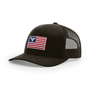 USA Flag Eagle Trucker Hat | Ballistic Republic™