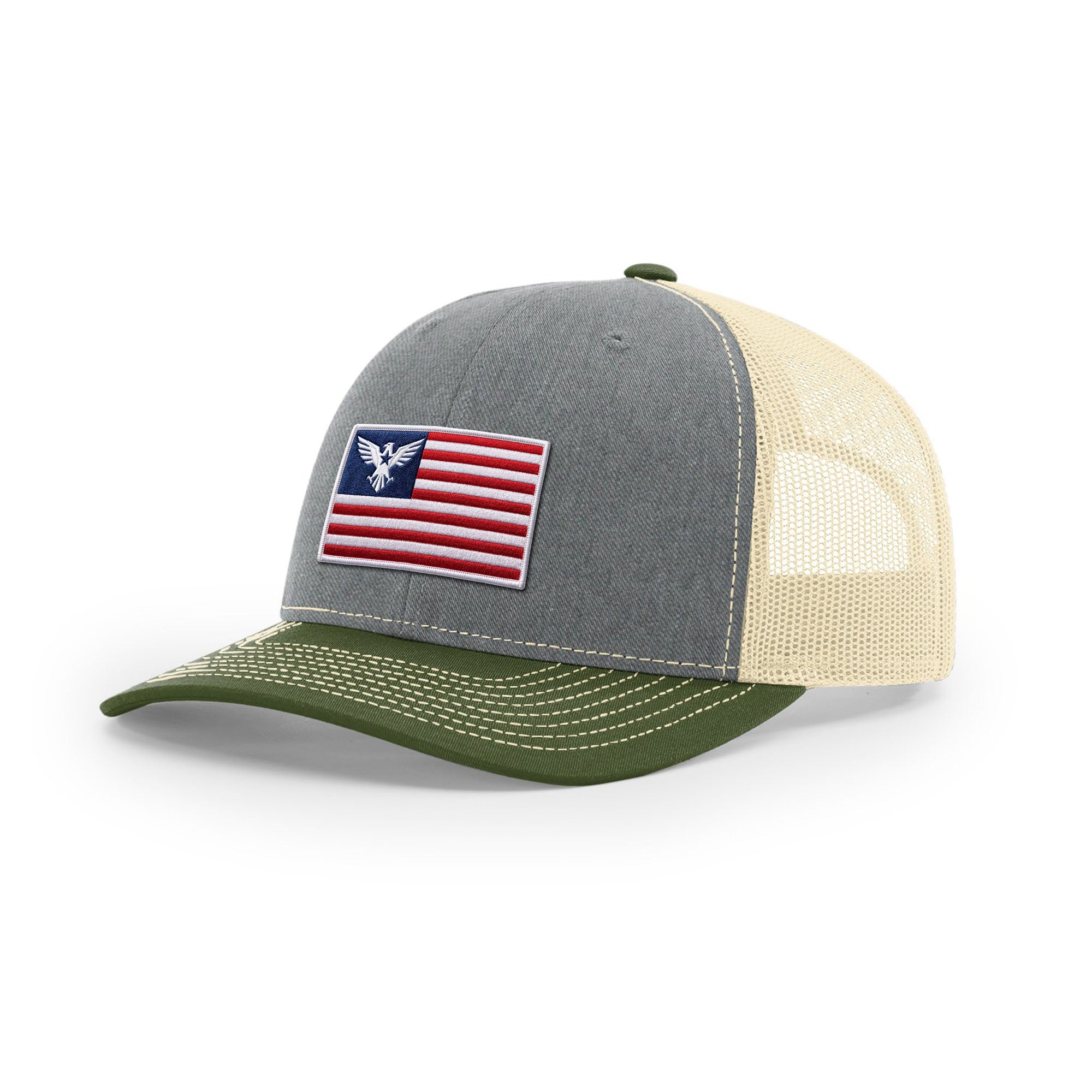 USA Flag Eagle Trucker Hat | Ballistic Republic™