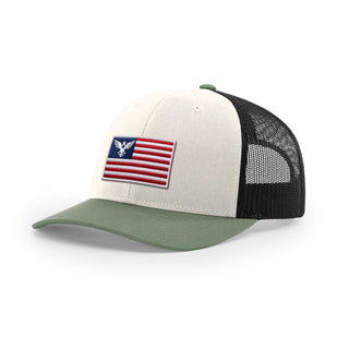 USA Flag Eagle Trucker Hat | Ballistic Republic™