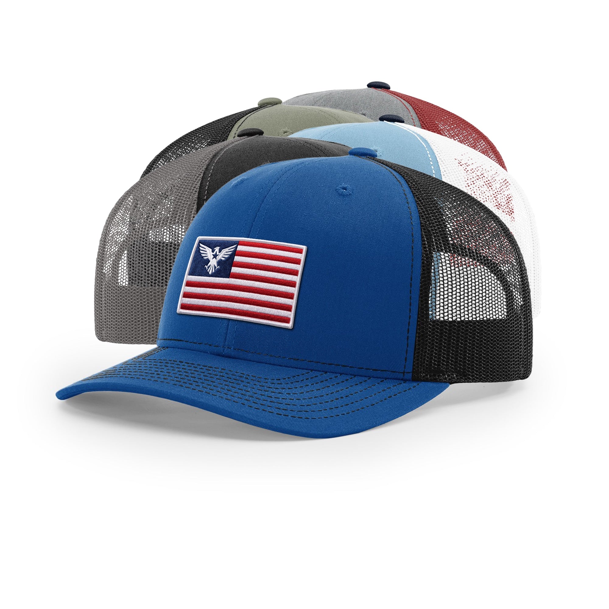 USA Flag Eagle Trucker Hat | Ballistic Republic™