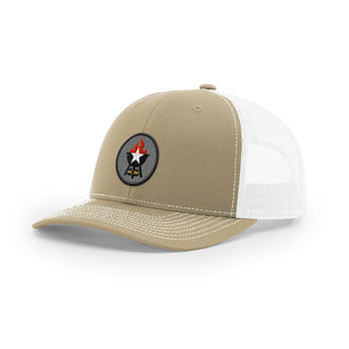 BBQ Grill Icon Trucker Hat - Black