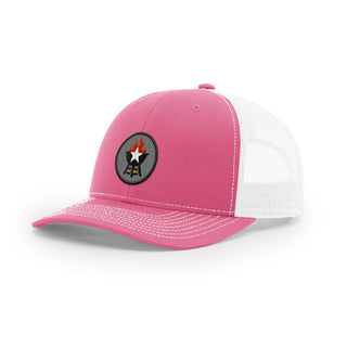 BBQ Grill Icon Trucker Hat - Black