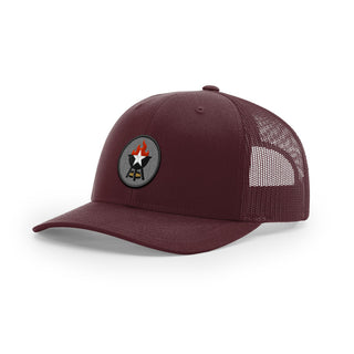 BBQ Grill Icon Trucker Hat - Black