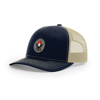 BBQ Grill Icon Trucker Hat - Black