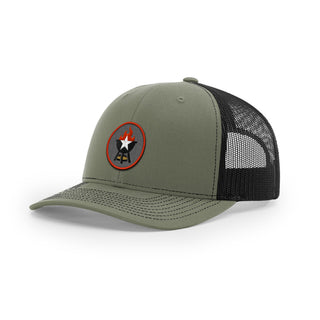 BBQ Grill Icon Trucker Hat - Red