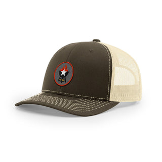 BBQ Grill Icon Trucker Hat - Red