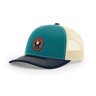 BBQ Grill Icon Trucker Hat - Red