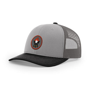 BBQ Grill Icon Trucker Hat - Red