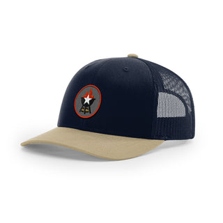 BBQ Grill Icon Trucker Hat - Red