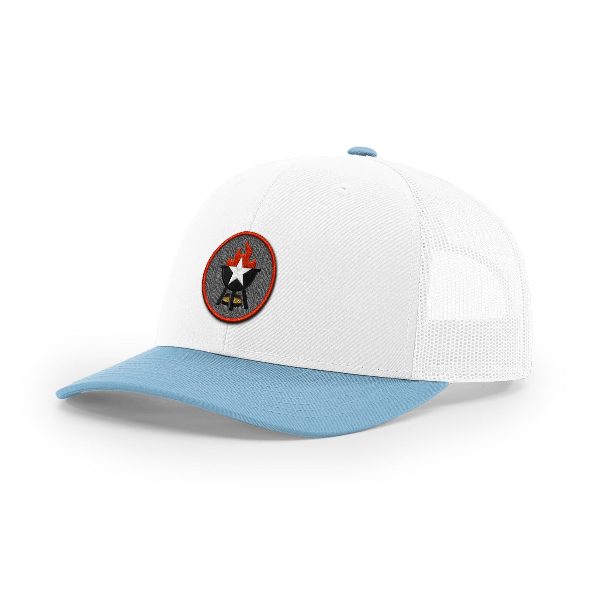 BBQ Grill Icon Trucker Hat - Red