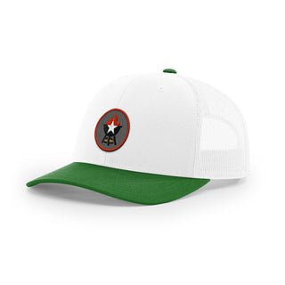 BBQ Grill Icon Trucker Hat - Red