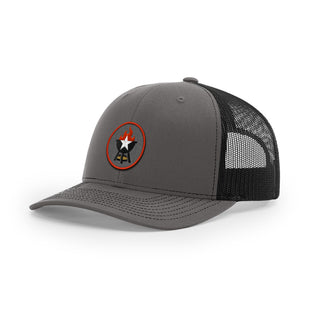 BBQ Grill Icon Trucker Hat - Red