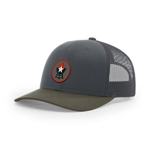 BBQ Grill Icon Trucker Hat - Red