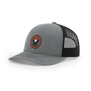 BBQ Grill Icon Trucker Hat - Red