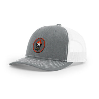 BBQ Grill Icon Trucker Hat - Red