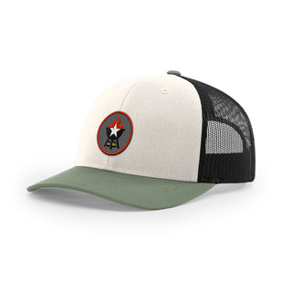 BBQ Grill Icon Trucker Hat - Red