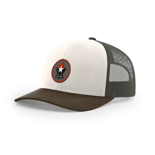 BBQ Grill Icon Trucker Hat - Red
