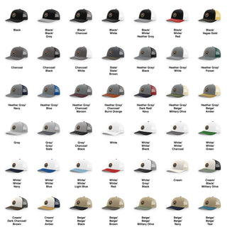 BBQ Grill Icon Trucker Hat - Gold | Backyard Republic™