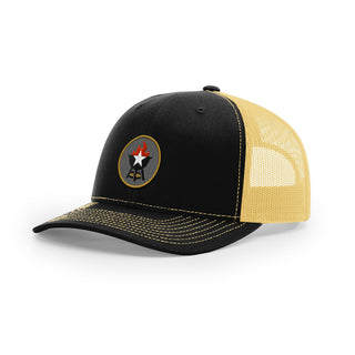 BBQ Grill Icon Trucker Hat - Gold | Backyard Republic™