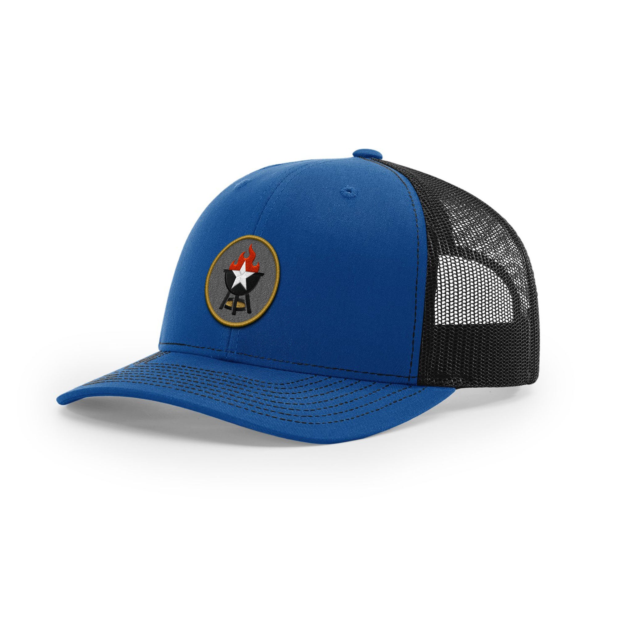 BBQ Grill Icon Trucker Hat - Gold | Backyard Republic™