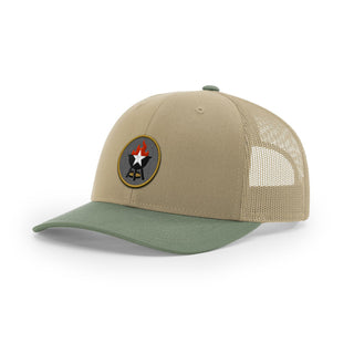 BBQ Grill Icon Trucker Hat - Gold | Backyard Republic™