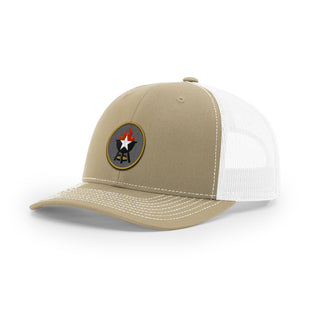 BBQ Grill Icon Trucker Hat - Gold | Backyard Republic™