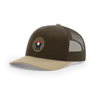 BBQ Grill Icon Trucker Hat - Gold | Backyard Republic™