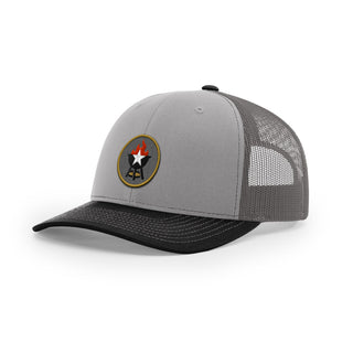 BBQ Grill Icon Trucker Hat - Gold | Backyard Republic™