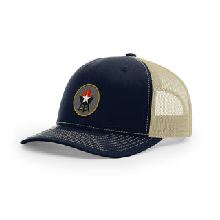 BBQ Grill Icon Trucker Hat - Gold | Backyard Republic™