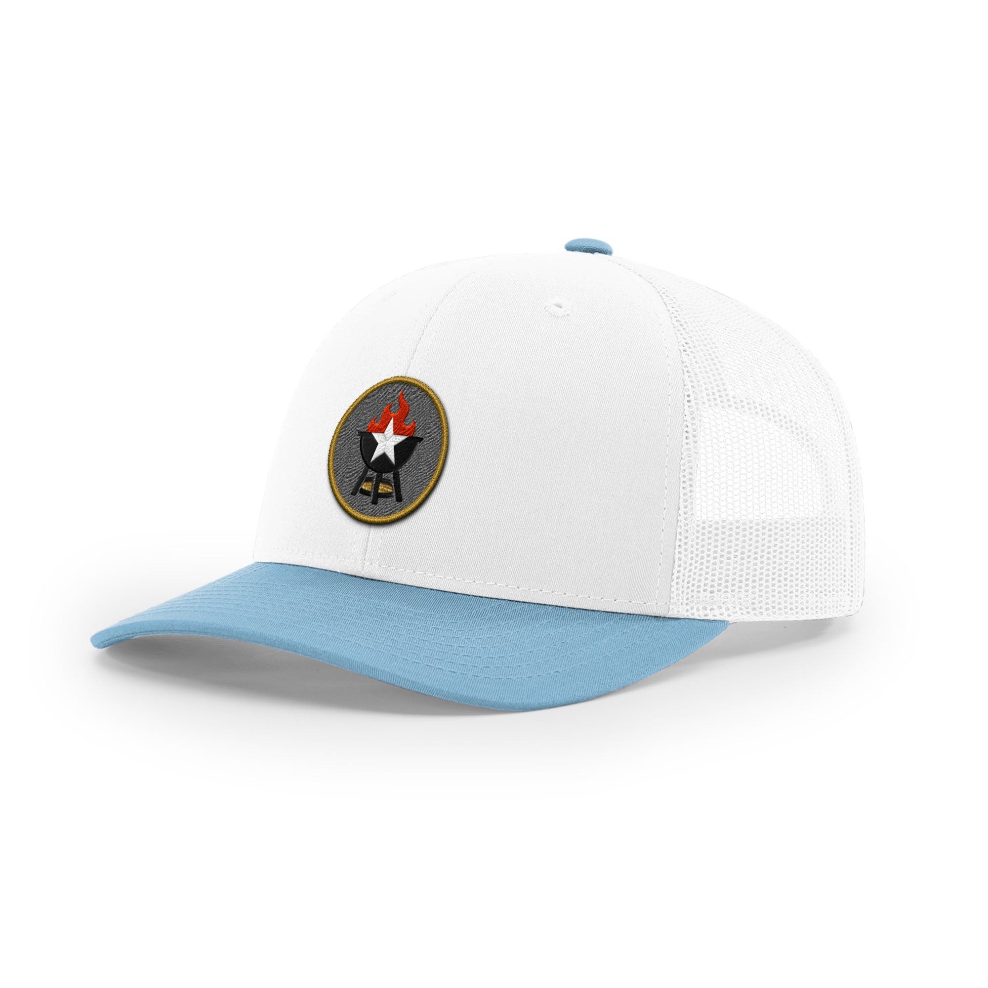 BBQ Grill Icon Trucker Hat - Gold | Backyard Republic™