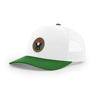 BBQ Grill Icon Trucker Hat - Gold | Backyard Republic™
