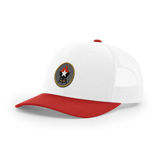 BBQ Grill Icon Trucker Hat - Gold | Backyard Republic™