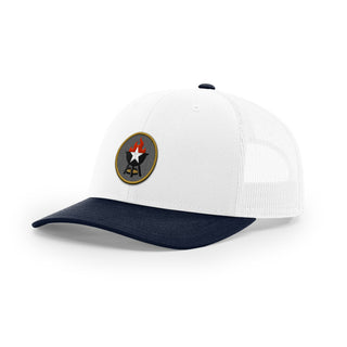 BBQ Grill Icon Trucker Hat - Gold | Backyard Republic™