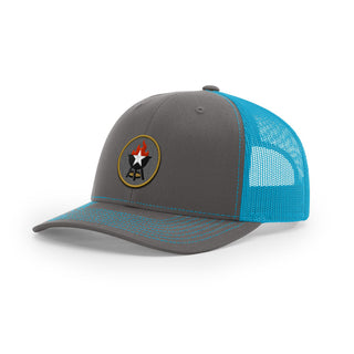 BBQ Grill Icon Trucker Hat - Gold | Backyard Republic™