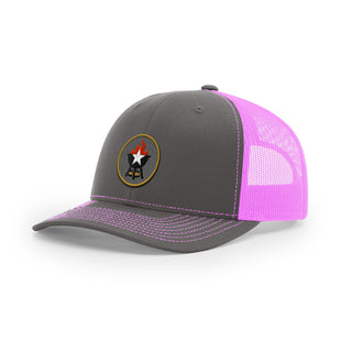 BBQ Grill Icon Trucker Hat - Gold | Backyard Republic™